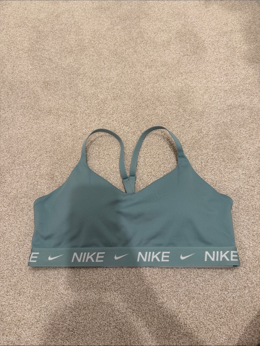 Nike Indy Teal Light-Support Sports Bra